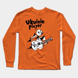 Ukulele Player (Male) by Pollux Long Sleeve T-Shirt